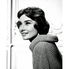 Одри Хепберн (Audrey Hepburn) в Париже, Франция. 1957 год